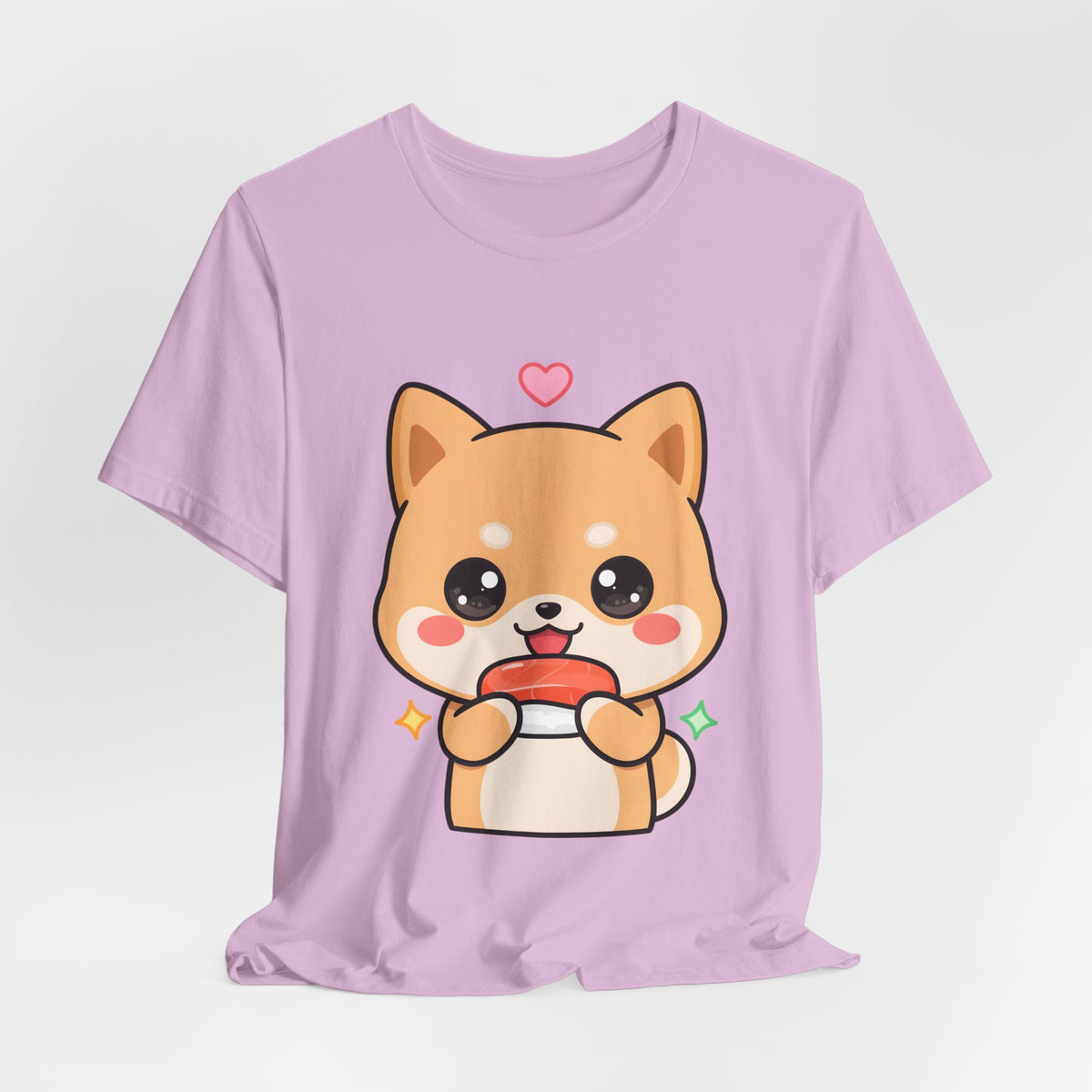 Kawaii Shiba Inu Sushi T-Shirt for Cute Food Lovers