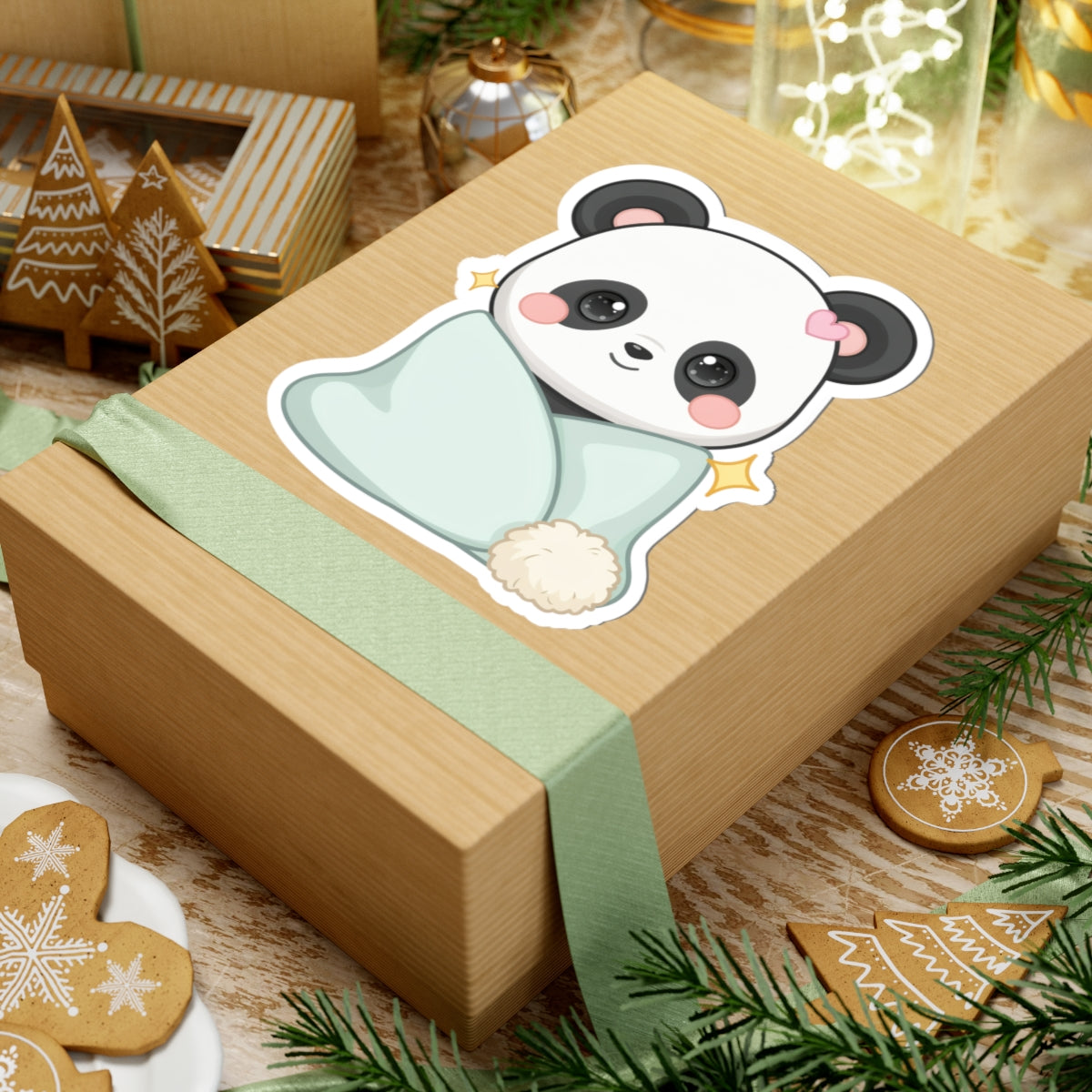 Kawaii Panda Sticker for Cozy Cute Decor