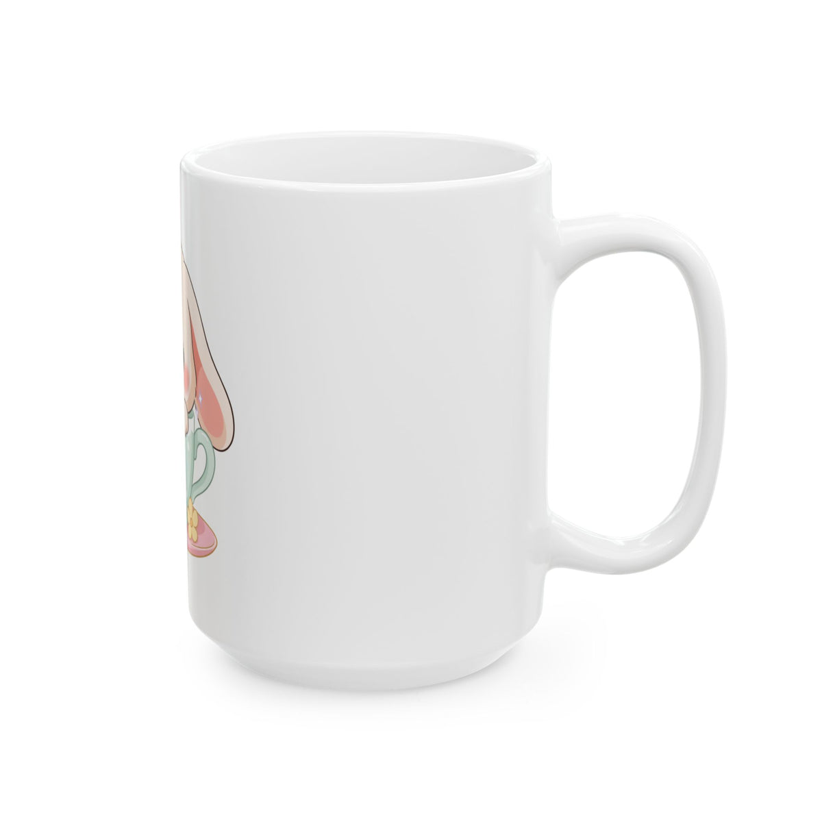Kawaii Bunny Ceramic Mug for Sweet Desk Moments