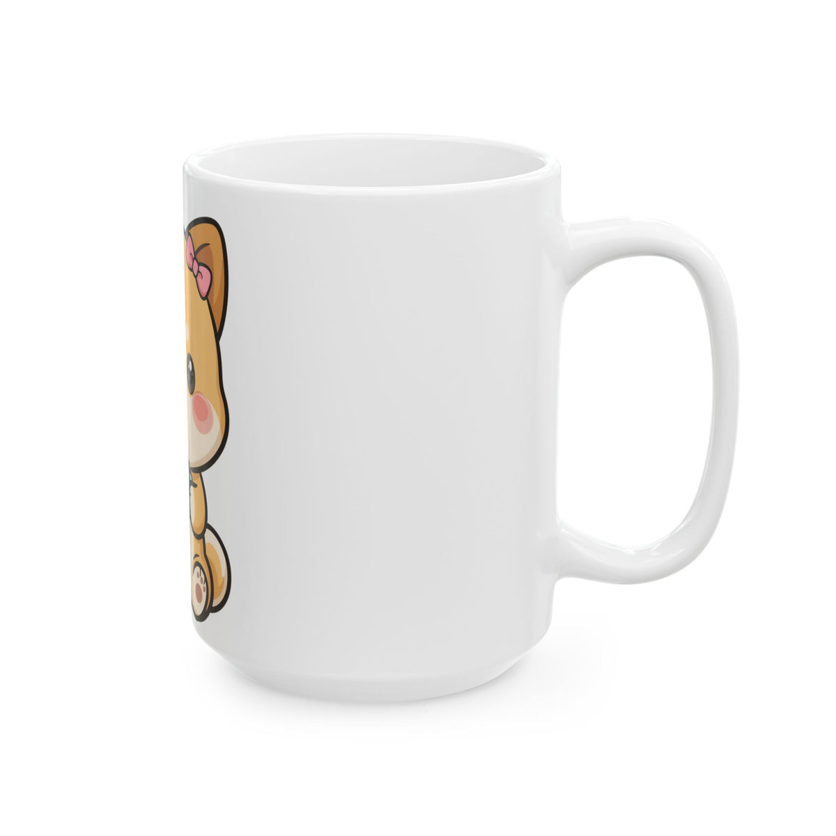Kawaii Shiba Inu Mug – Cute Latte Dog Ceramic Cup