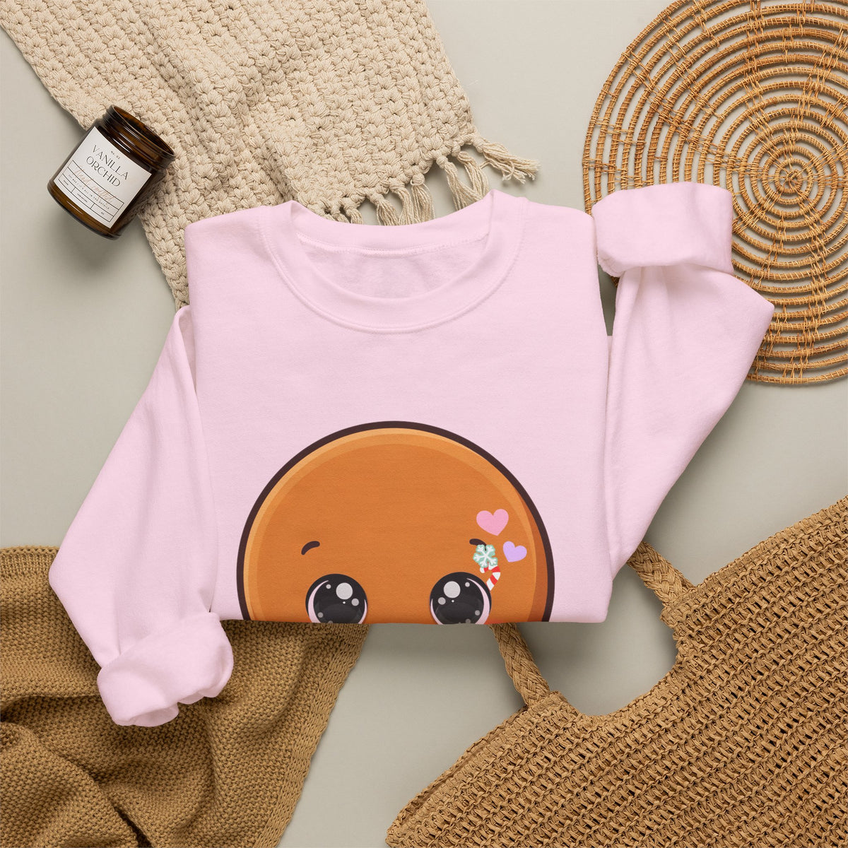 Christmas Gingerbread Sweatshirt: Kawaii Letter to Santa