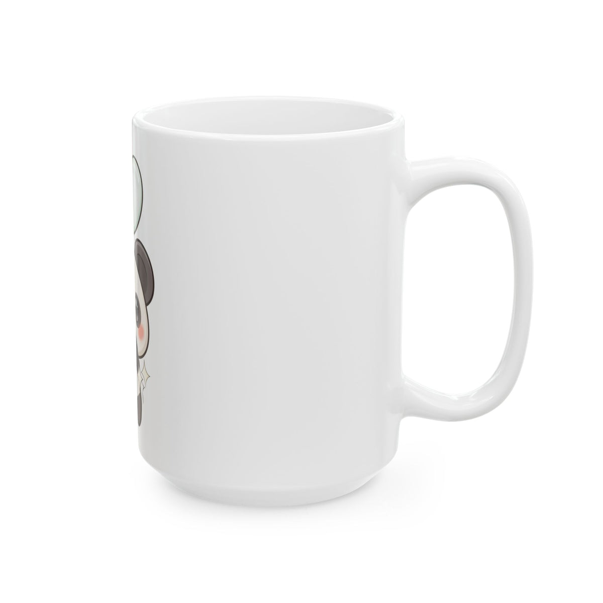 Kawaii Panda Mug with Balloon | Cute Ceramic Gift