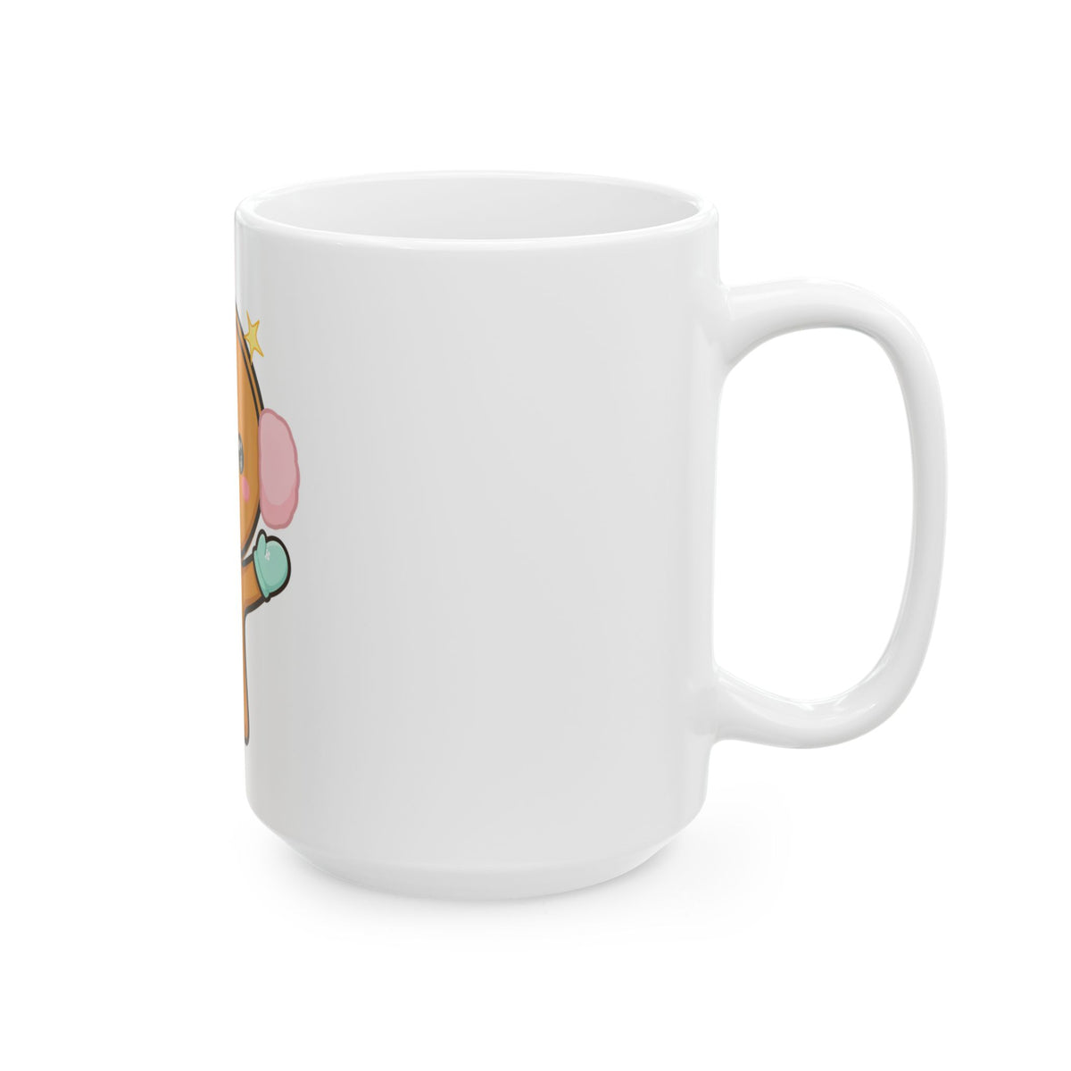 Kawaii Gingerbread Mug – Cute Winter Gift