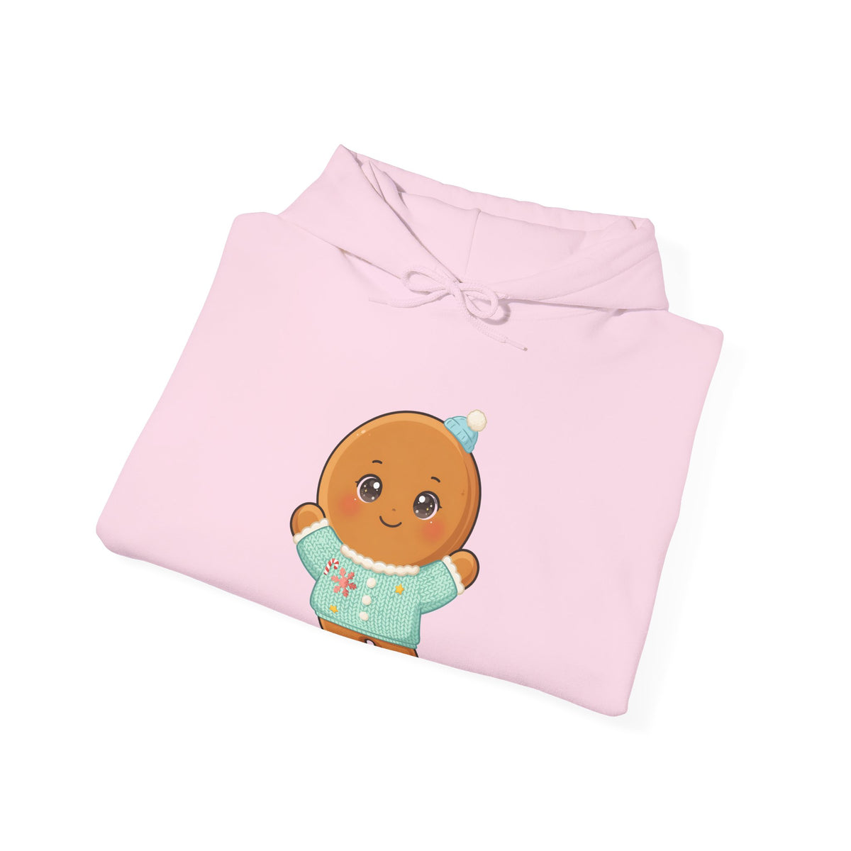 Kawaii Gingerbread Hoodie for Cozy Christmas Cheer