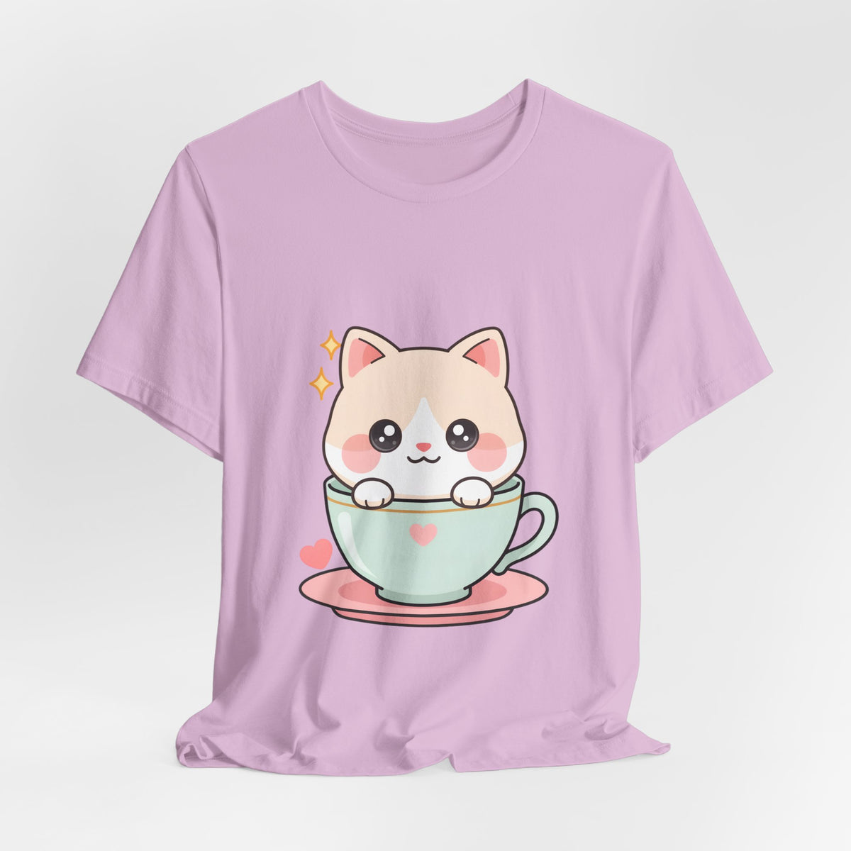 Kawaii Cat T-Shirt for Cute Cat and Chibi Art Fans