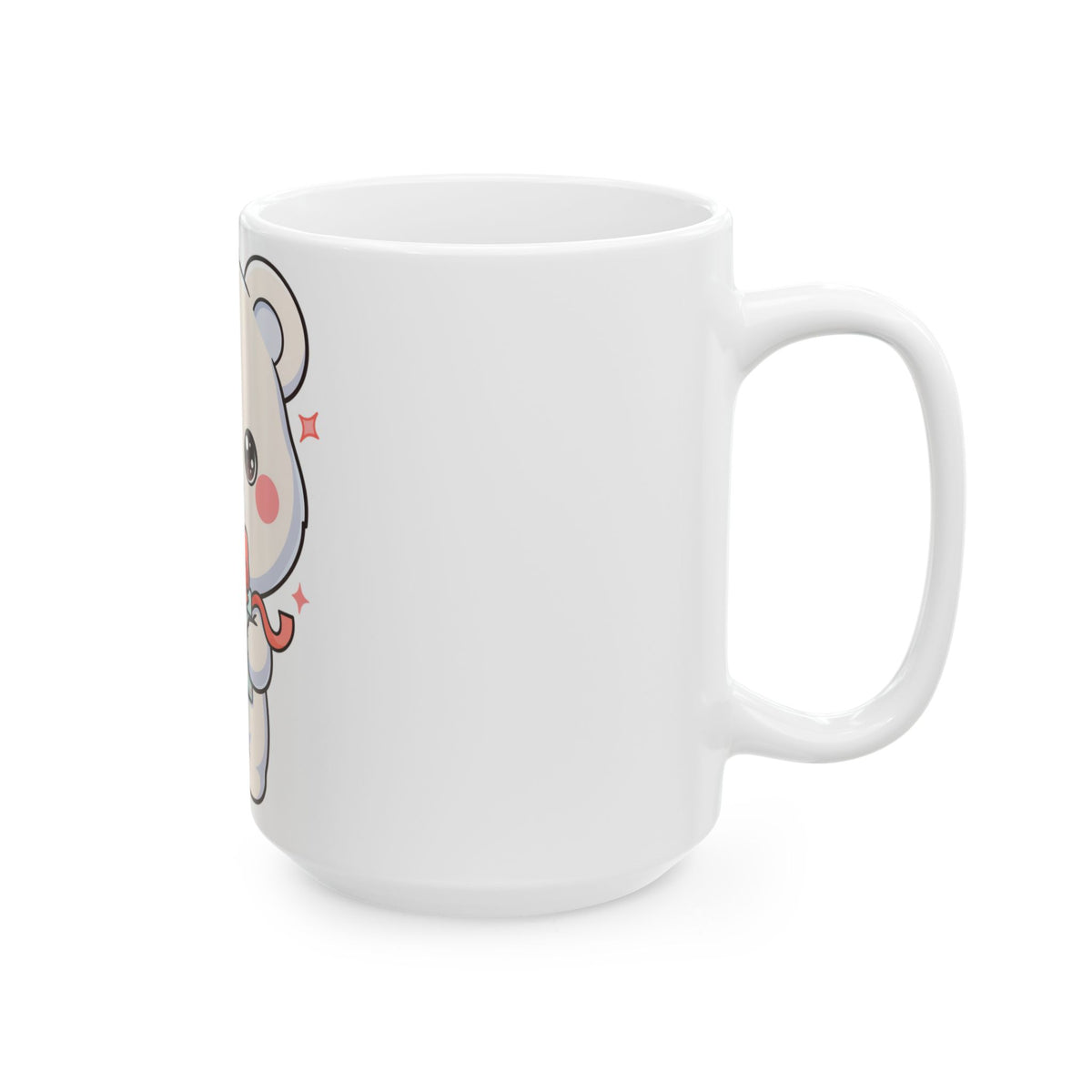 Kawaii Polar Bear Mug with Gift | Cute Bear Ceramic Mug