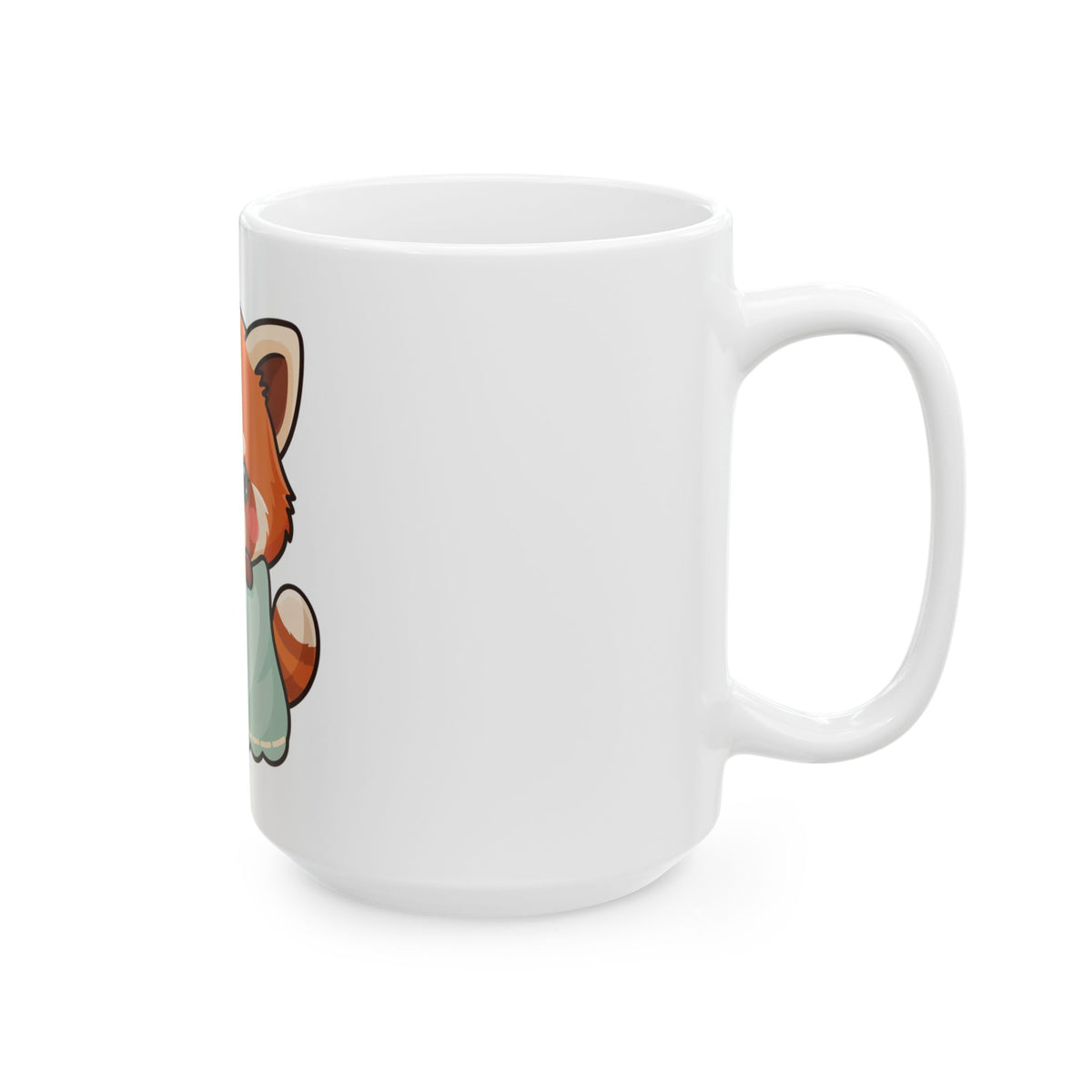 Kawaii Red Panda Mug, Cozy Chibi Animal Gift
