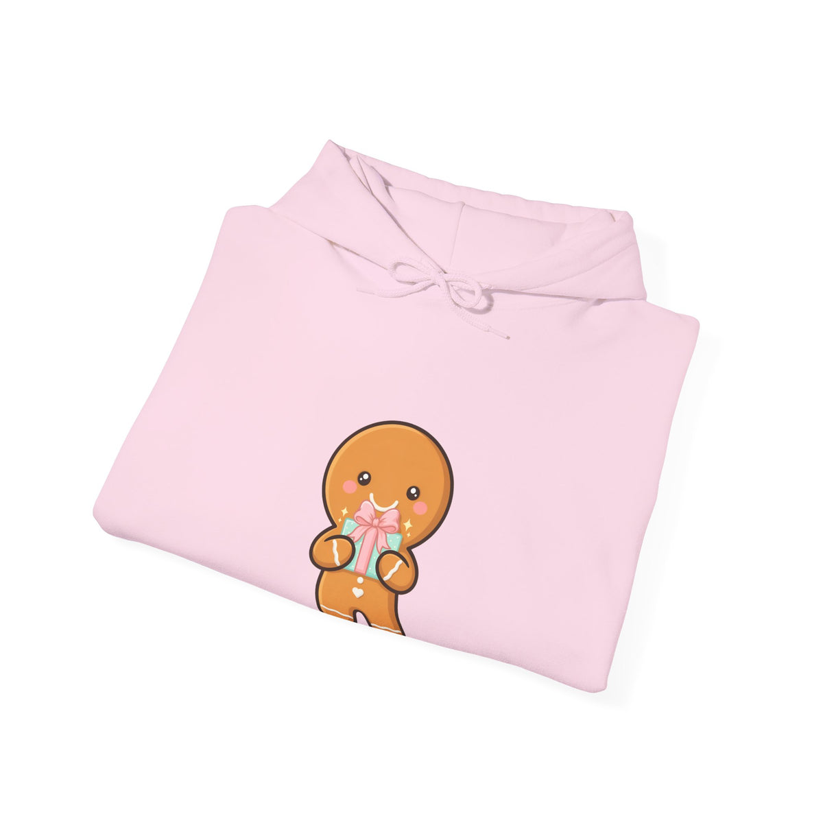 Gingerbread Gift Hoodie, Cute Christmas Unisex Sweatshirt