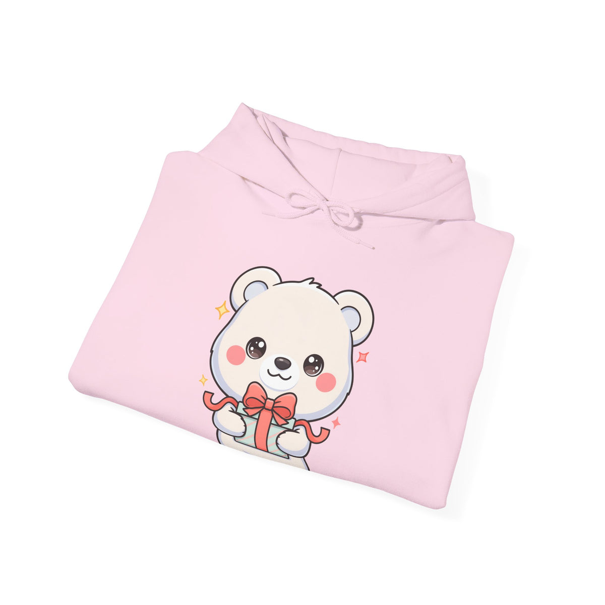Kawaii Polar Bear Hoodie, Cute Gift-Bear Unisex Sweatshirt