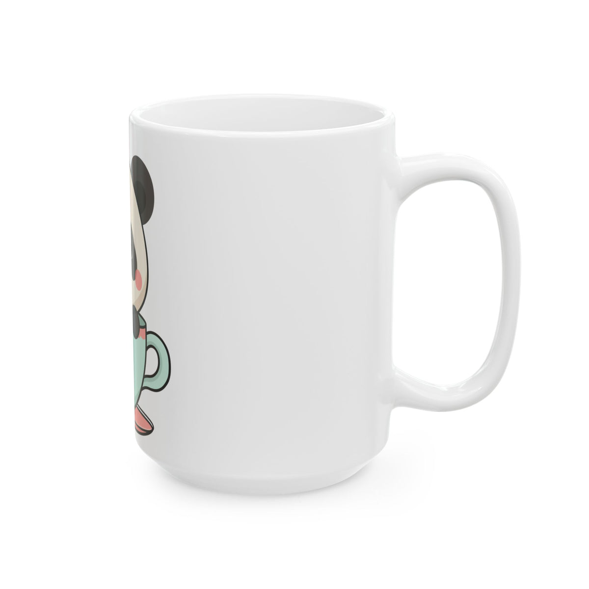 Kawaii Panda Mug, Cute Chibi Tea Cup Gift