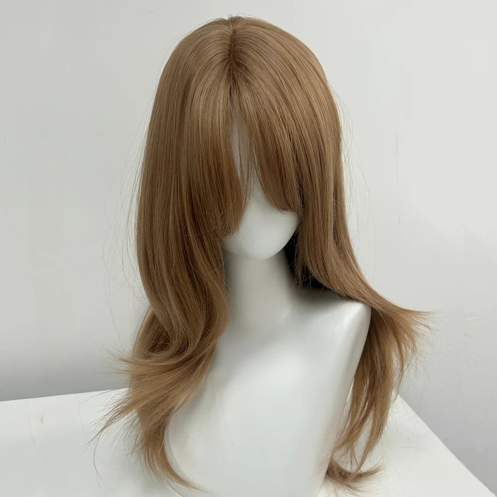 Pink and brown Ashely Lolita wig 20 inch variants side by side color comparison