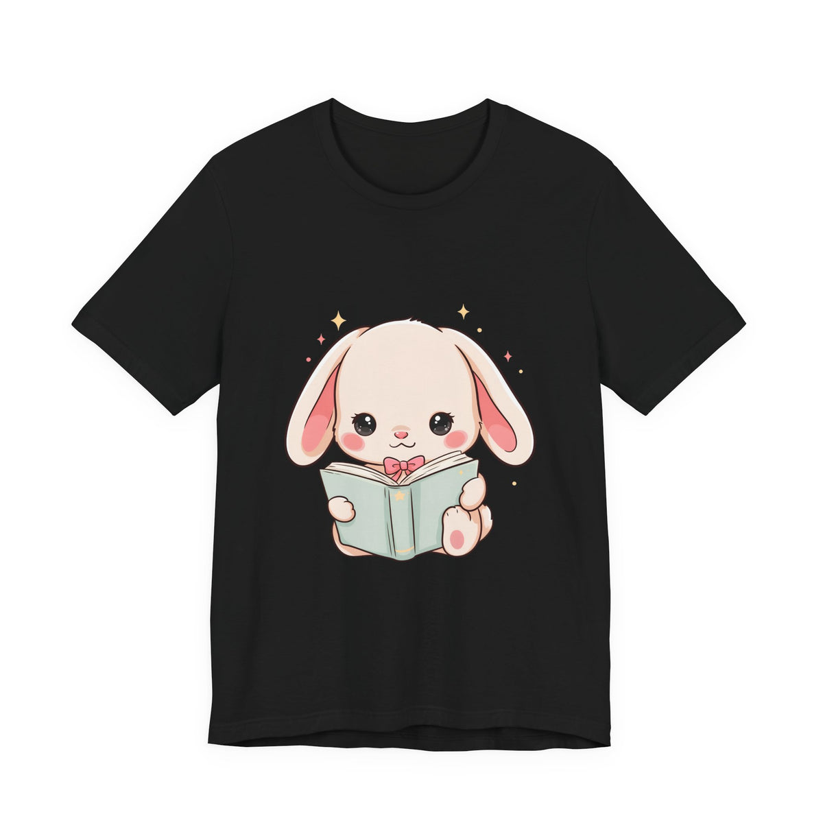Book Lover Bunny T-Shirt – Cute Kawaii Reader Tee
