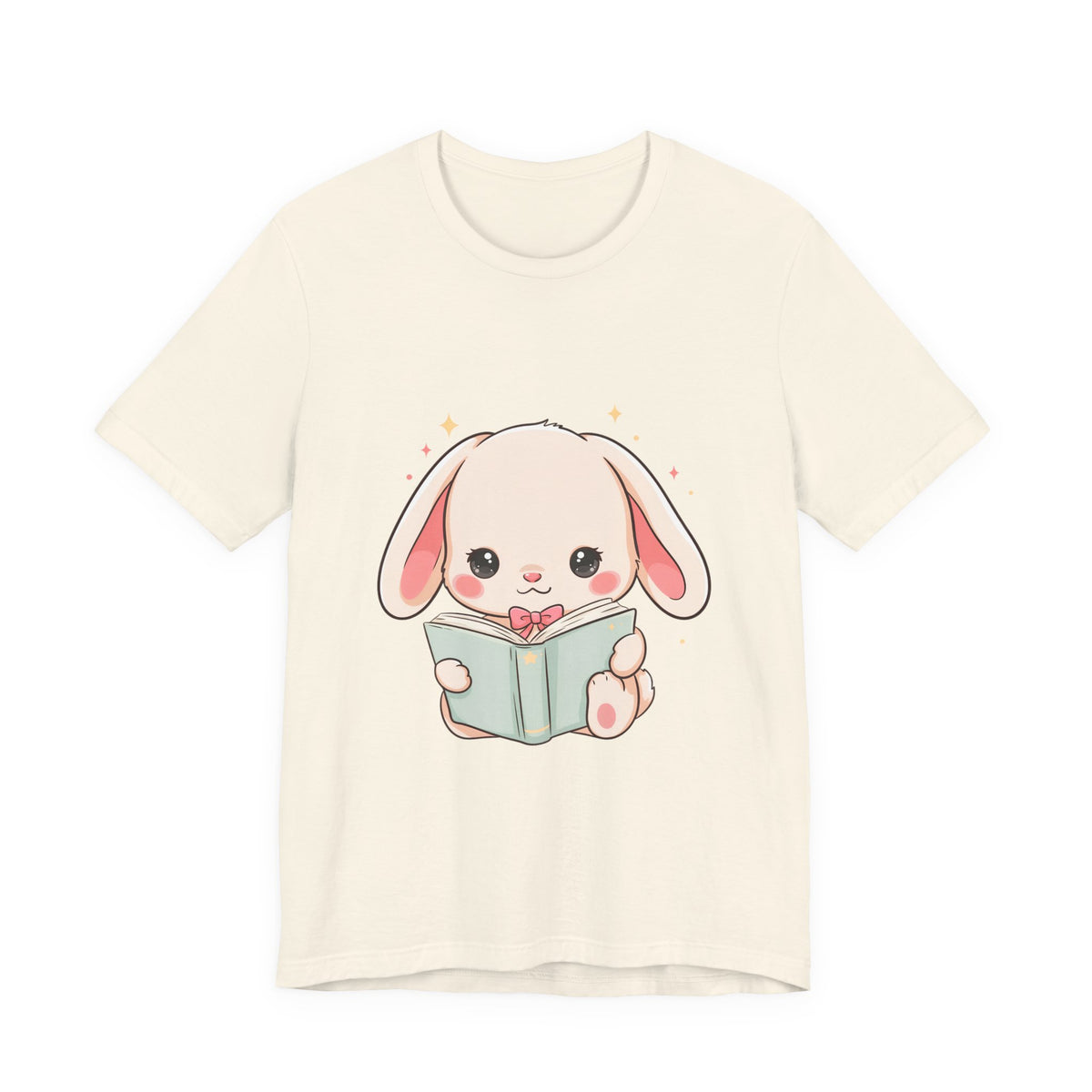 Book Lover Bunny T-Shirt – Cute Kawaii Reader Tee