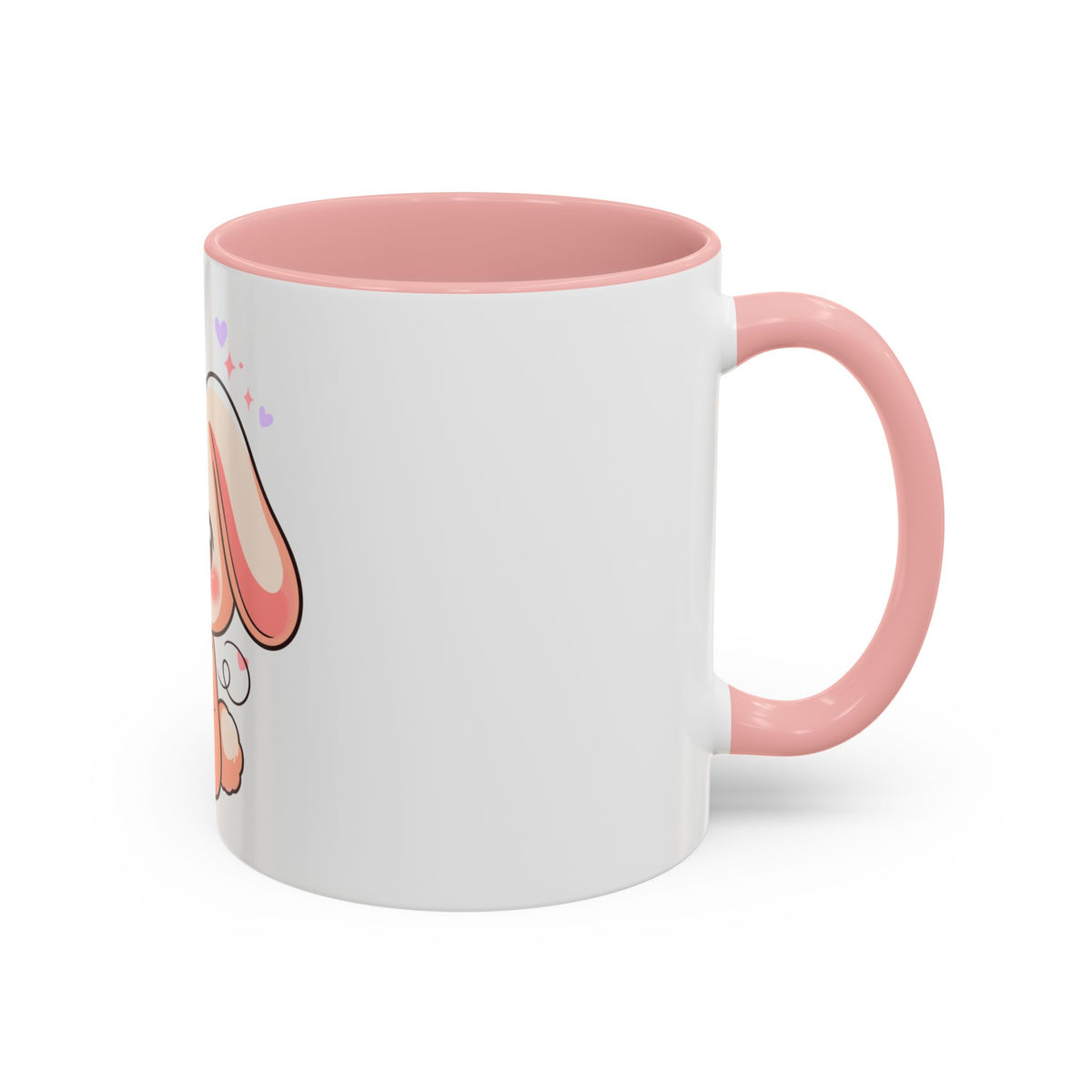 Gamer Bunny Accent Coffee Mug for Kawaii Game Lovers