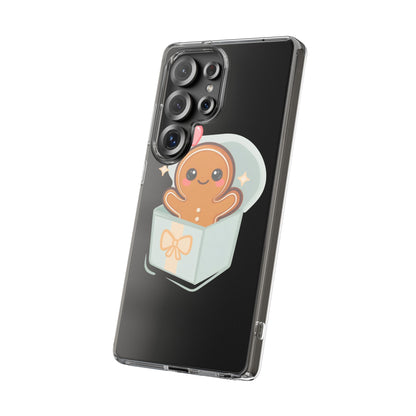 Gingerbread Man Phone Case – Kawaii Holiday Gift