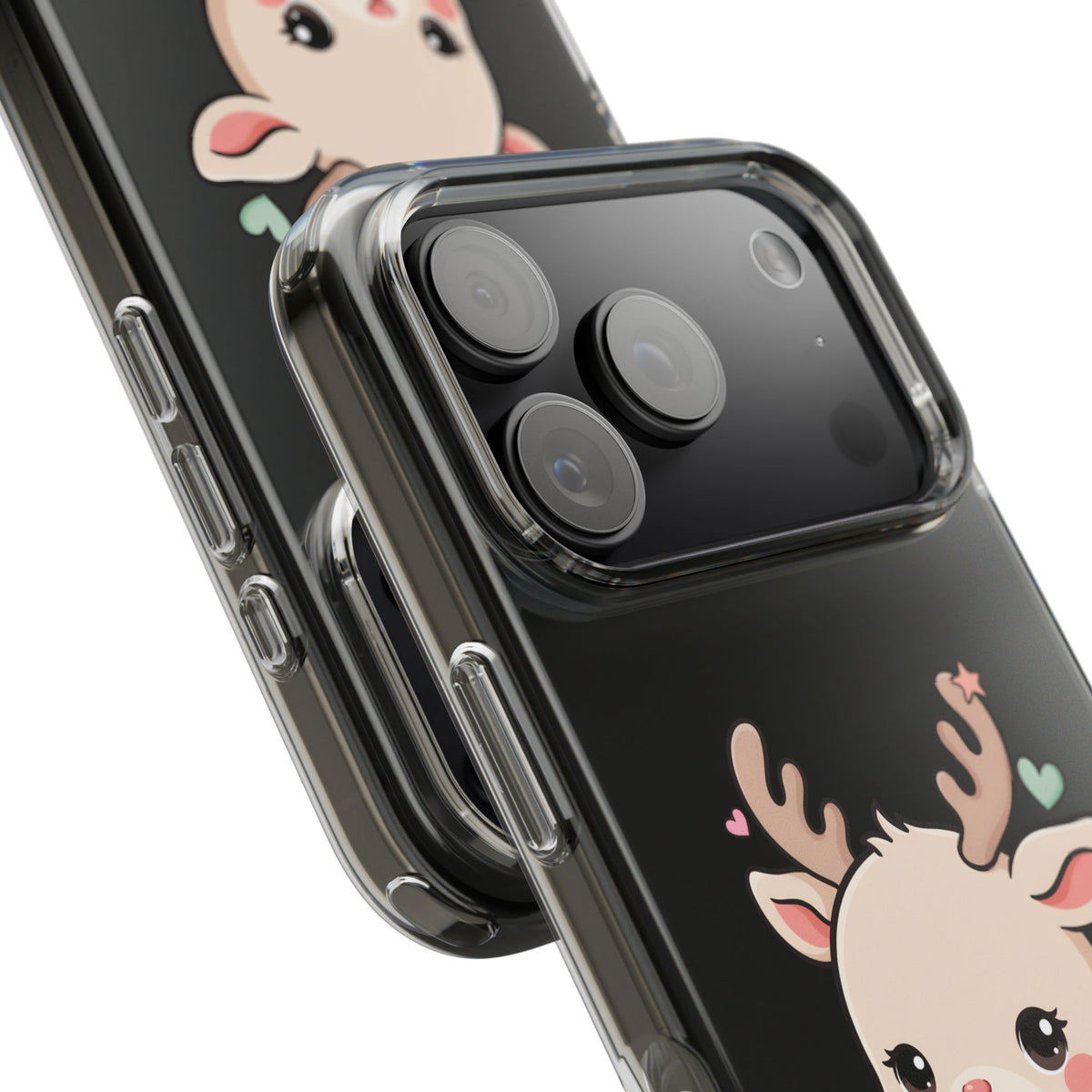 Kawaii Reindeer Phone Case for Cozy Holiday Cheer