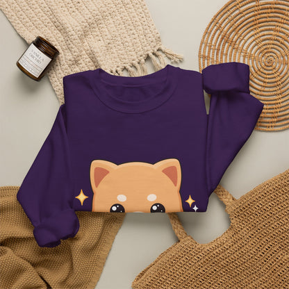 Kawaii Gamer Shiba Inu Sweatshirt for Cozy Gaming Days