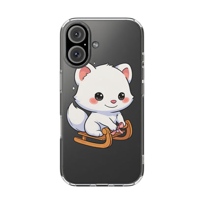 Kawaii Arctic Fox Phone Case for Cute Animal Lovers