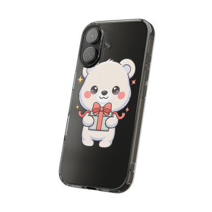 Kawaii Polar Bear Gift Phone Case for Holiday Gifting