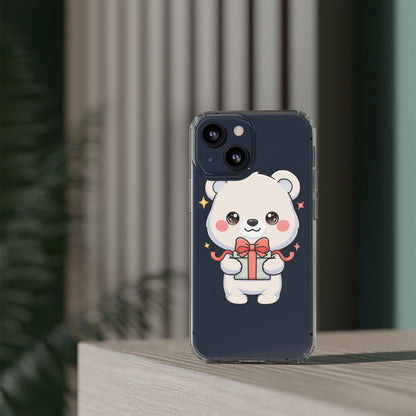 Kawaii Polar Bear Gift Phone Case for Holiday Gifting