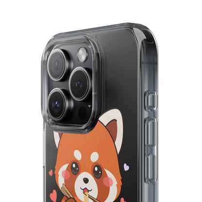 Red Panda Ramen Phone Case – Kawaii Food Lover Gift