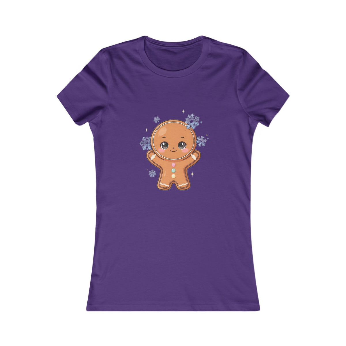 Kawaii Gingerbread T-Shirt for Cozy Winter Outings