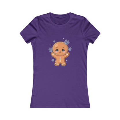 Kawaii Gingerbread T-Shirt for Cozy Winter Outings