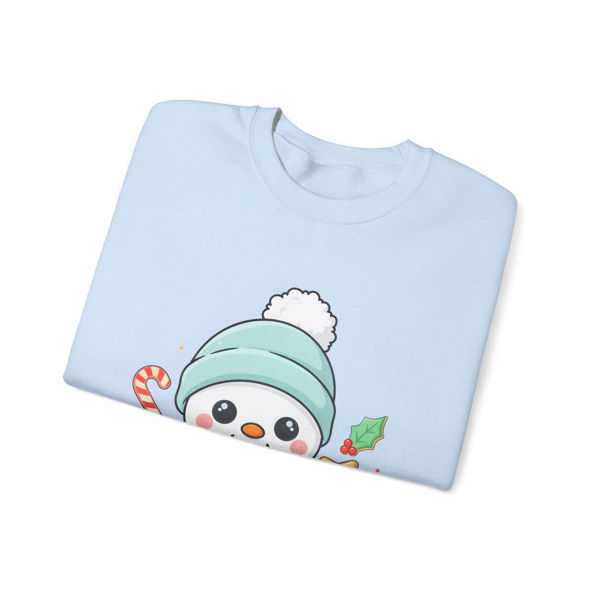 Christmas Snowman Baking Sweatshirt – Kawaii Holiday Crewneck