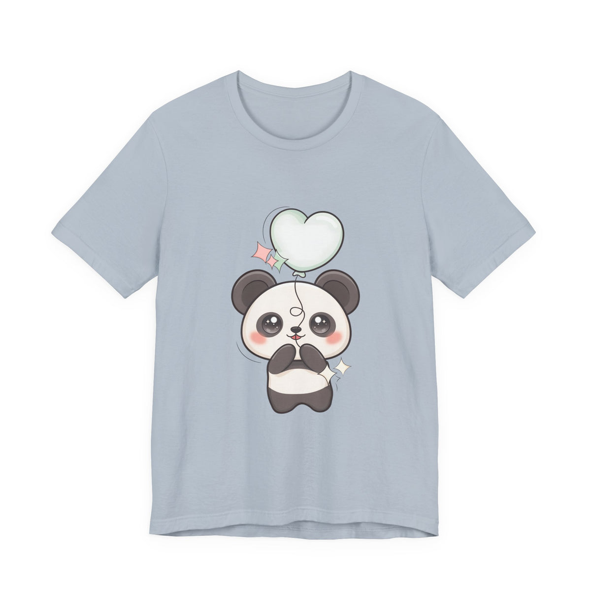 Kawaii Panda T-Shirt with Floating Balloon