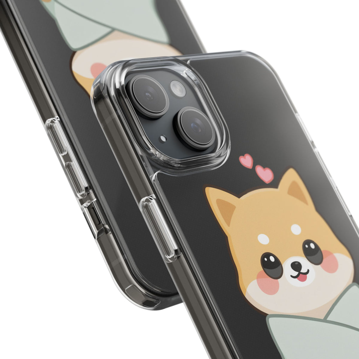 Kawaii Shiba Inu Phone Case, Cozy Valentine Gift