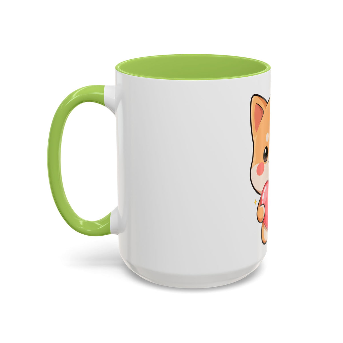 Kawaii Shiba Inu Accent Coffee Mug for Dog Lovers