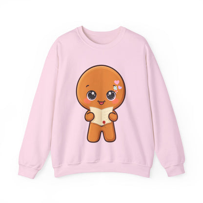 Christmas Gingerbread Sweatshirt: Kawaii Letter to Santa