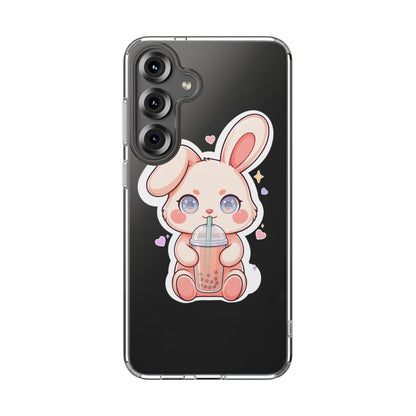 Kawaii Bunny Bubble Tea Phone Case for Boba Lovers