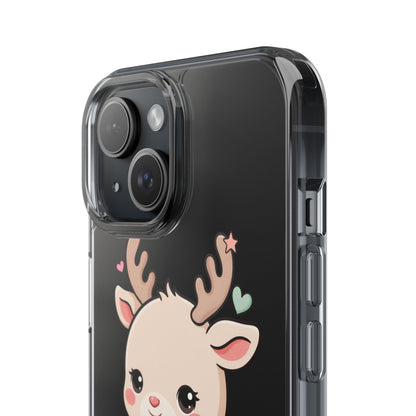 Kawaii Reindeer Phone Case for Cozy Holiday Cheer