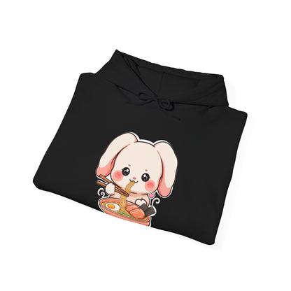 Kawaii Ramen Bunny Hoodie for Cute Foodie Style