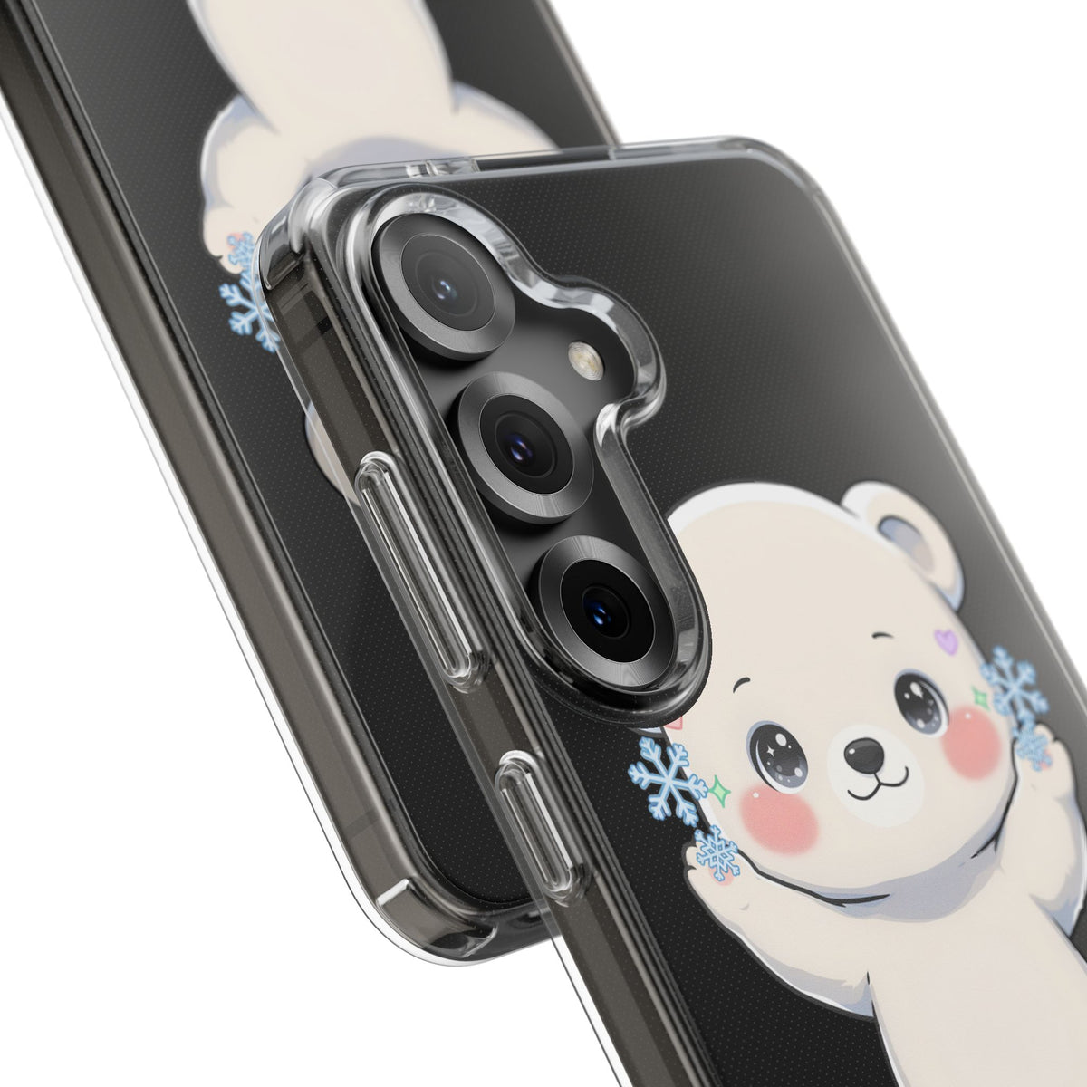 Kawaii Polar Bear Phone Case for a Cozy Winter Gift