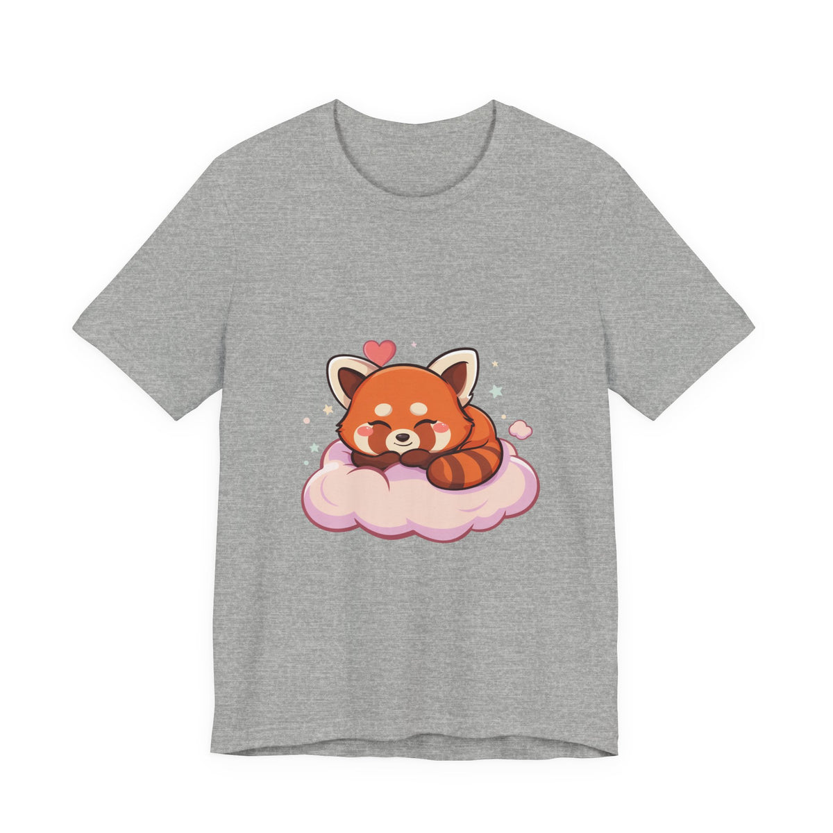 Kawaii Red Panda T-Shirt, Cute Sleeping Animal Tee