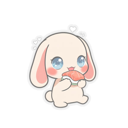 Kawaii Sushi Bunny Sticker for Cute Gift Giving