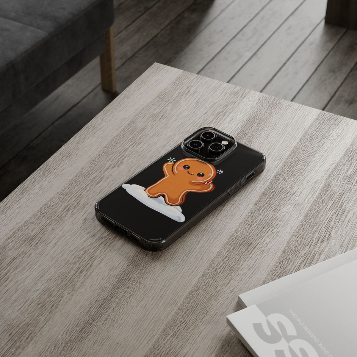 Kawaii Gingerbread Phone Case for Cozy Holiday Fans