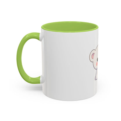 Kawaii Polar Bear Christmas Mug, 11 oz Accent Coffee Mug