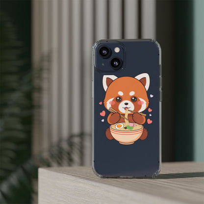 Red Panda Ramen Phone Case – Kawaii Food Lover Gift