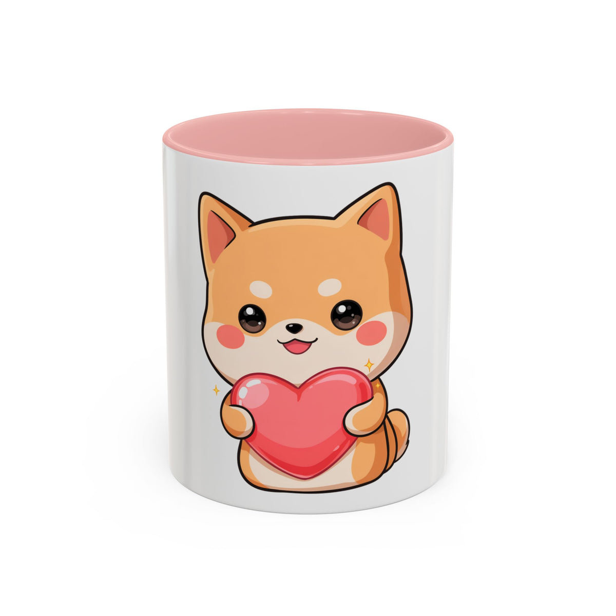 Kawaii Shiba Inu Accent Coffee Mug for Dog Lovers