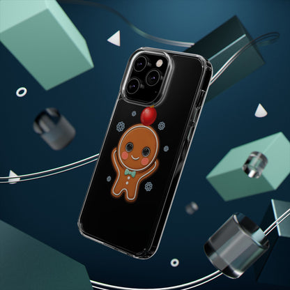 Christmas Gingerbread Phone Case, Cute Kawaii Holiday Gift