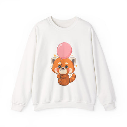 Kawaii Red Panda Sweatshirt, Cute Balloon Animal Gift