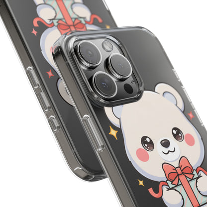 Kawaii Polar Bear Gift Phone Case for Holiday Gifting