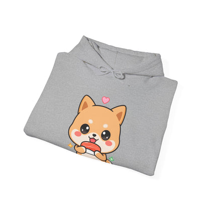Kawaii Shiba Inu Sushi Hoodie for Dog and Sushi Lovers
