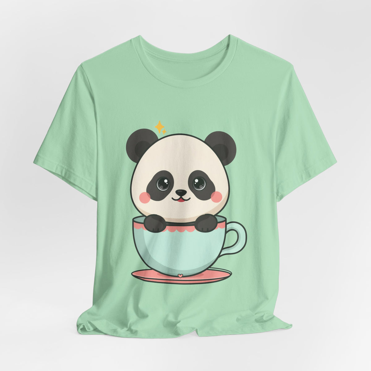 Kawaii Panda T-Shirt, Cute Teacup Panda Tee