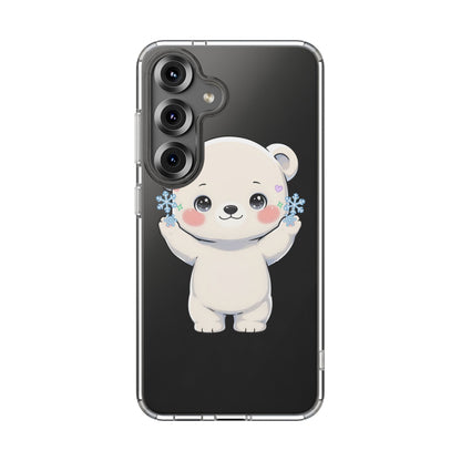 Kawaii Polar Bear Phone Case for a Cozy Winter Gift