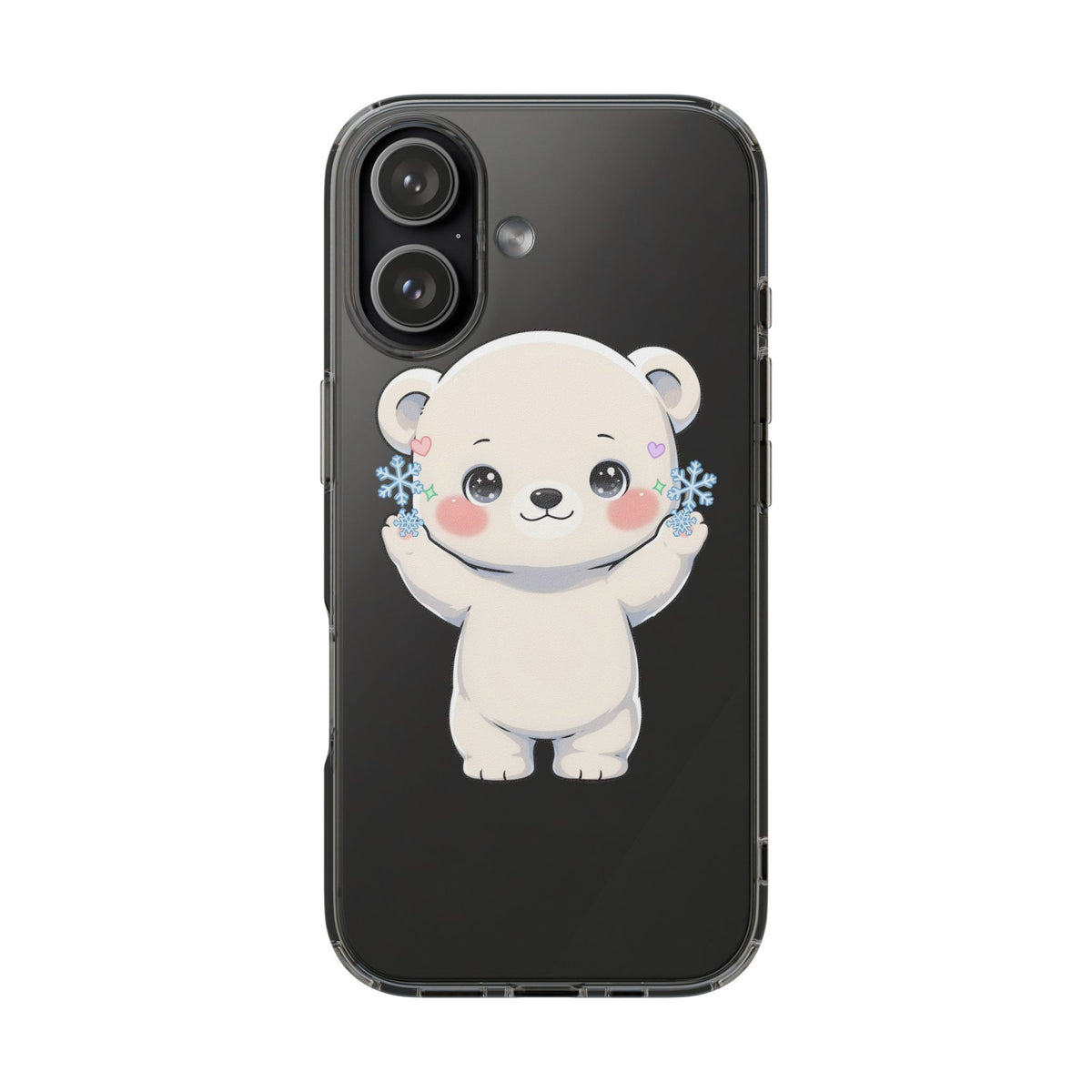 Kawaii Polar Bear Phone Case for a Cozy Winter Gift