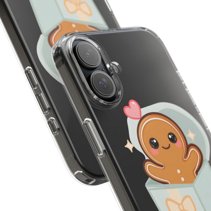 Gingerbread Man Phone Case – Kawaii Holiday Gift